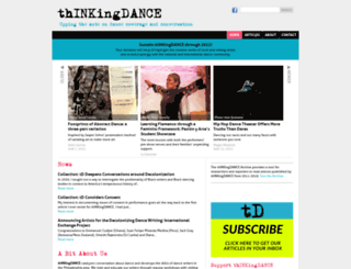 thinkingdance.net screenshot