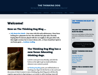 thinkingdogblog.com screenshot