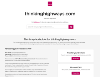 thinkinghighways.com screenshot