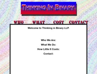 thinkinginbinary.net screenshot