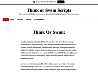 thinkorswimscripts.wordpress.com screenshot