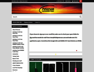 thinkpeterson.com screenshot