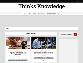 thinksknowledge.com screenshot