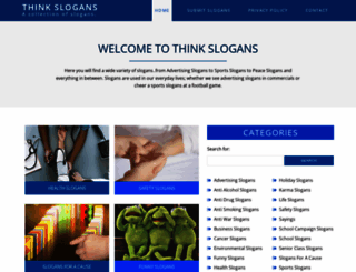 thinkslogans.com screenshot