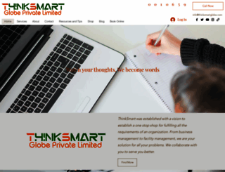 thinksmartglobe.com screenshot