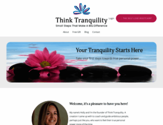 thinktranquility.com screenshot
