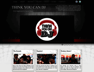thinkyoucandj.com screenshot