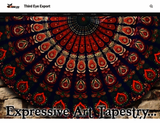 thirdeyeexport.in screenshot