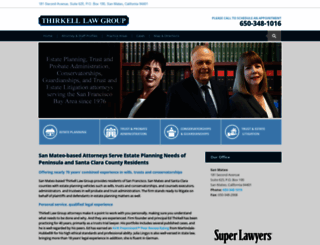 thirkell-law.com screenshot