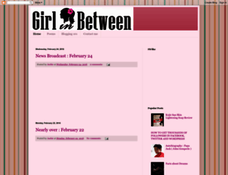 thisgirlinbetween.blogspot.com screenshot