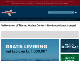 thistedmarinecenter.dk screenshot