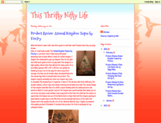 thisthriftyniftylife.blogspot.com screenshot