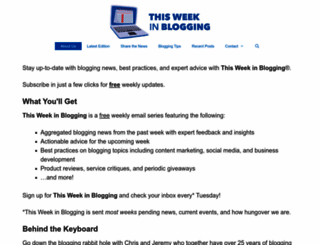 thisweekinblogging.com screenshot