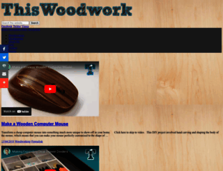 thiswoodwork.com screenshot