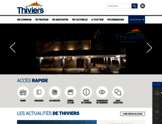 thiviers.fr screenshot
