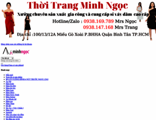 thoitrangminhngoc.com screenshot