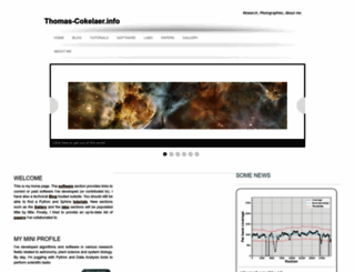 thomas-cokelaer.info screenshot