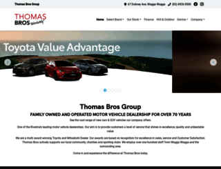 thomasbros.com.au screenshot