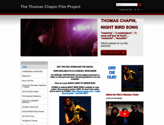 thomaschapinfilm.com screenshot