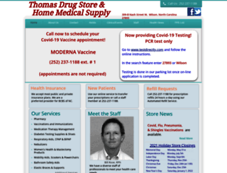 thomasdrug.com screenshot