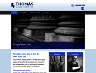 thomaslawfirmpc.com screenshot