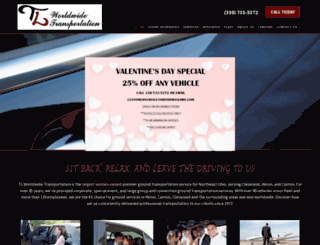 thomaslimousine.com screenshot