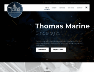 thomasmarinewelding.com screenshot