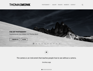 thomasmenk.com screenshot