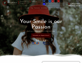 thomasortho.com screenshot