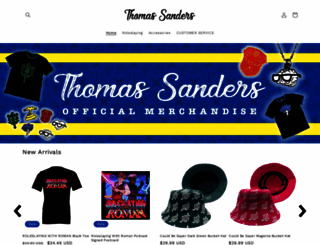 thomassanders.com screenshot