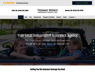thomasspenceinsurance.com screenshot