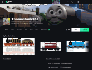 thomastank123.deviantart.com screenshot