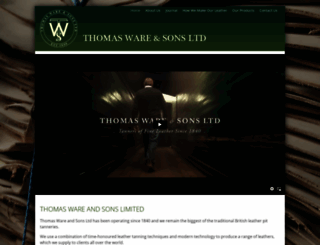 thomasware.co.uk screenshot
