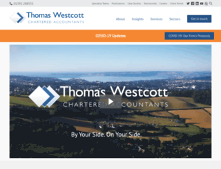 thomaswestcott.co.uk screenshot
