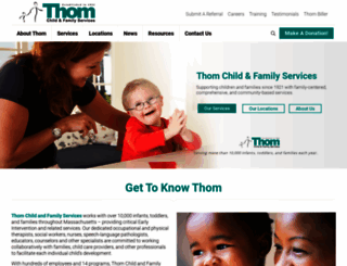 thomchild.org screenshot