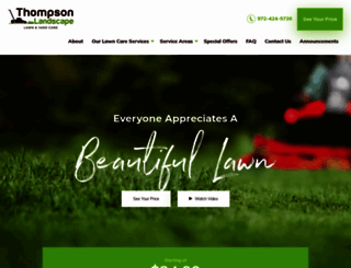 thompson-landscape.com screenshot