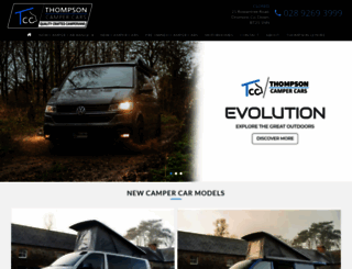 thompsoncampercars.com screenshot