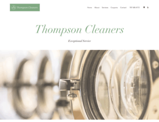 thompsoncleaners.com screenshot