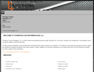 thompsonfiberglass.com screenshot