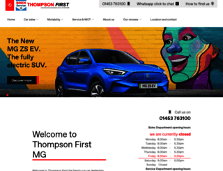 thompsonfirst.co.uk screenshot