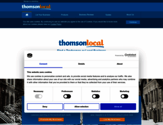 thompsonlocal.com screenshot