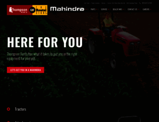 thompsonmahindra.com screenshot