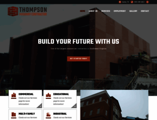 thompsonmasonry.com screenshot