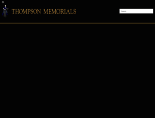 thompsonmemorials.co.nz screenshot