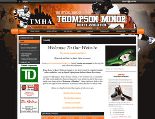 thompsonminorhockey.ca screenshot