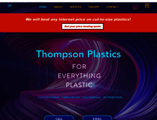 thompsonplastics.com screenshot
