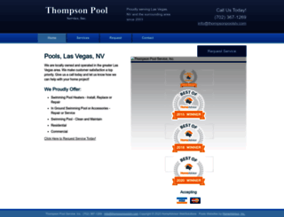 thompsonpoolslv.com screenshot