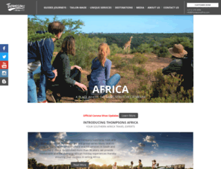 thompsonsafrica.com screenshot