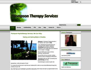 thompsontherapyservices.com screenshot