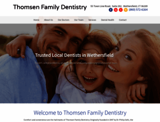 thomsenfamilydentistry.com screenshot